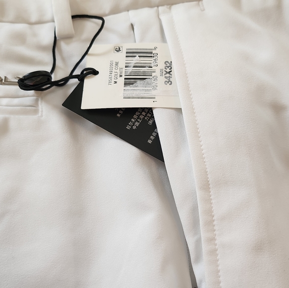 $148 Men's RLX Golf Tailored Fit Performance Pants 34X32 - White - NWT!!! - Picture 6 of 12